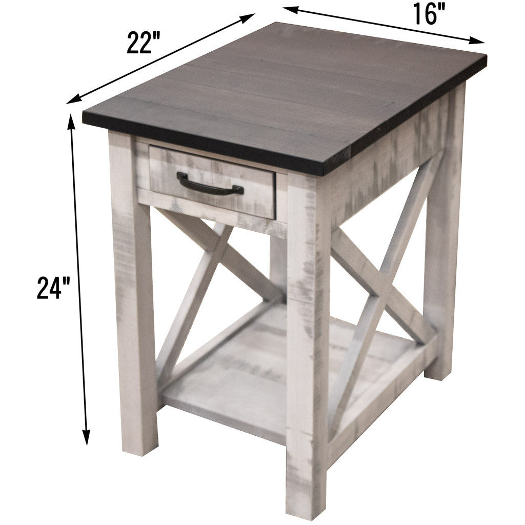 Cambria Small Rectangle Open End Table