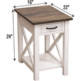 Cambria Small Rectangle Open End Table