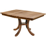 Carlisle Amish Hickory Extendable Dining Table Set for 4-6