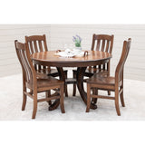 Carlisle Round Single Pedestal Extending Dining Table