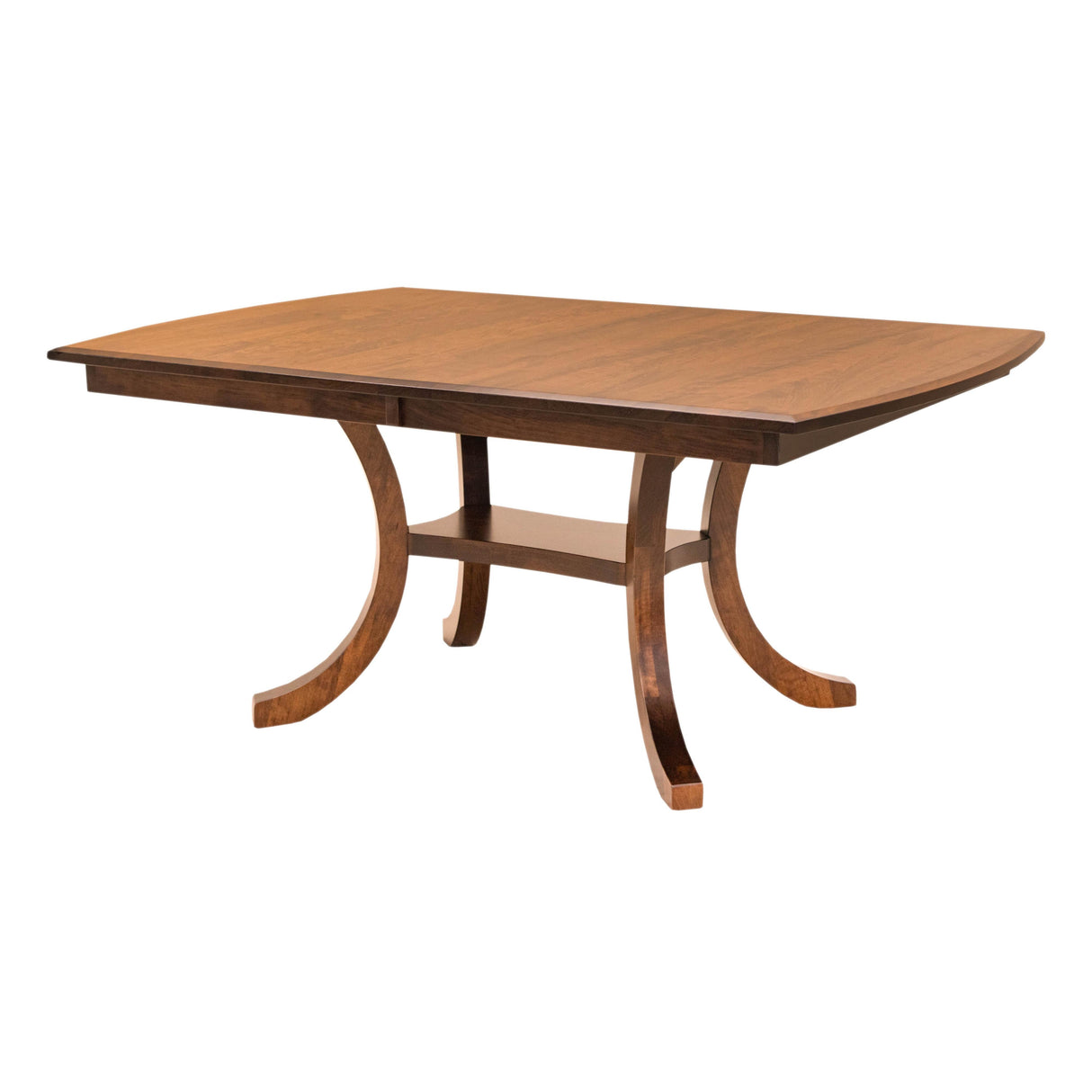Carlisle Double Pedestal Cherry Wood Extending Dining Table | MC