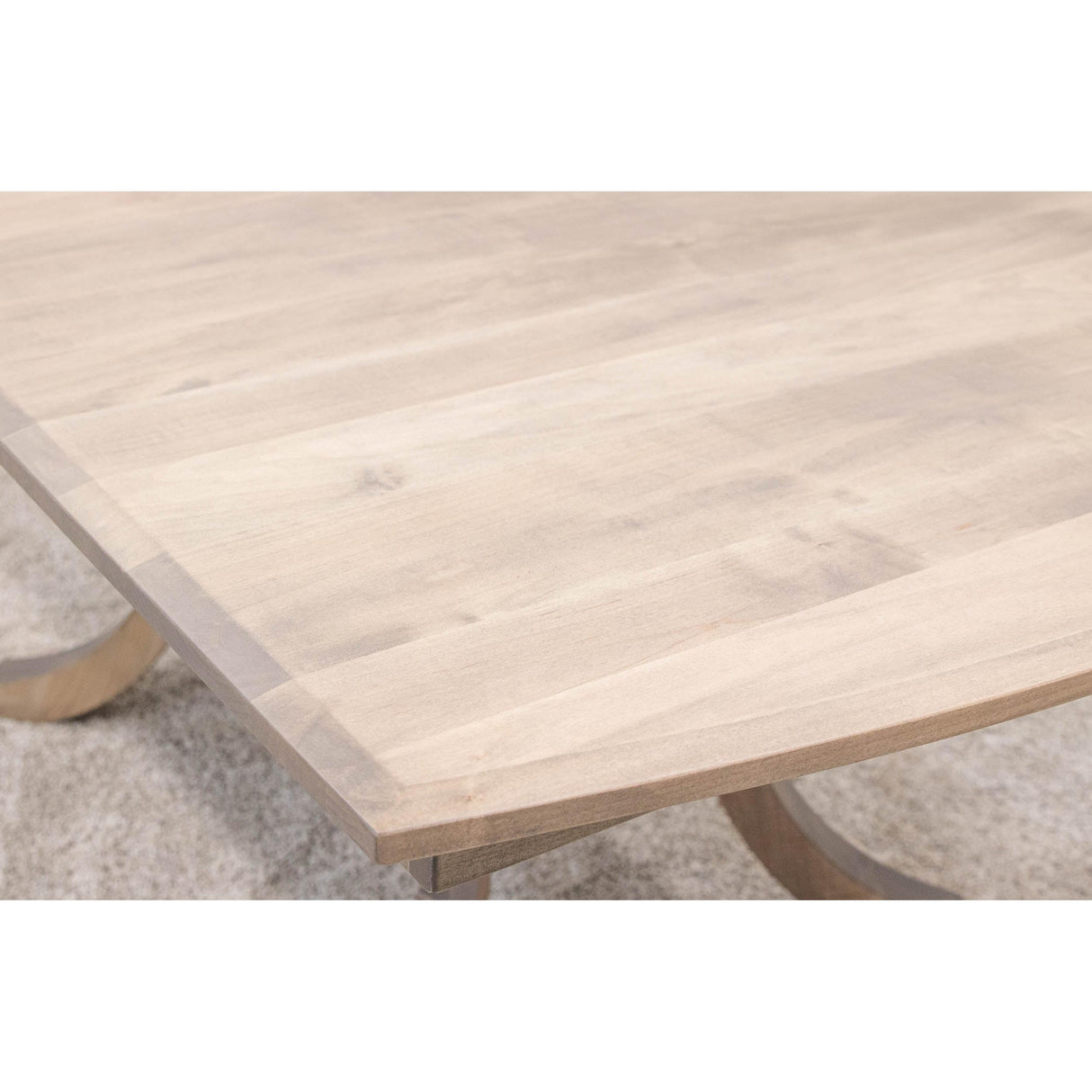 Carlisle Double Pedestal Maple Wood Extending Dining Table | BLS