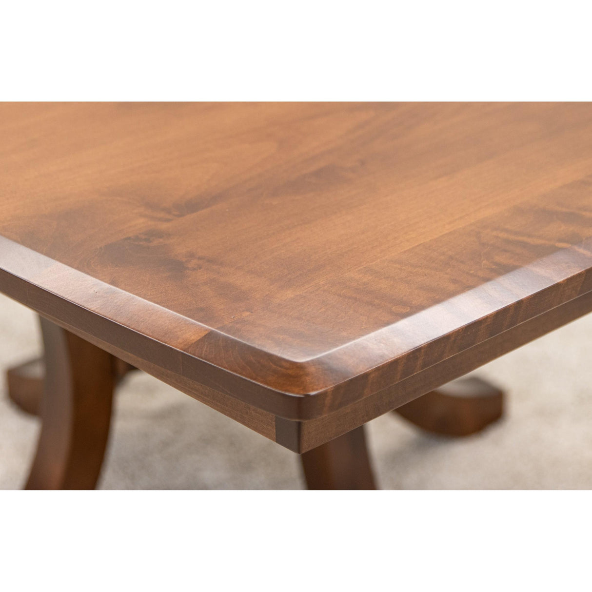 Carlisle Single Pedestal Maple Wood Extending Dining Table | HC
