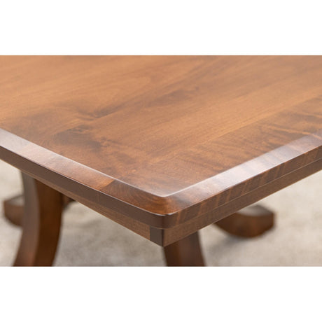 Carlisle Single Pedestal Maple Wood Extending Dining Table | HC