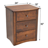 Carrington 3-Drawer Nightstand