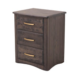 Carrington Cherry Wood 3-Drawer Nightstand | GS