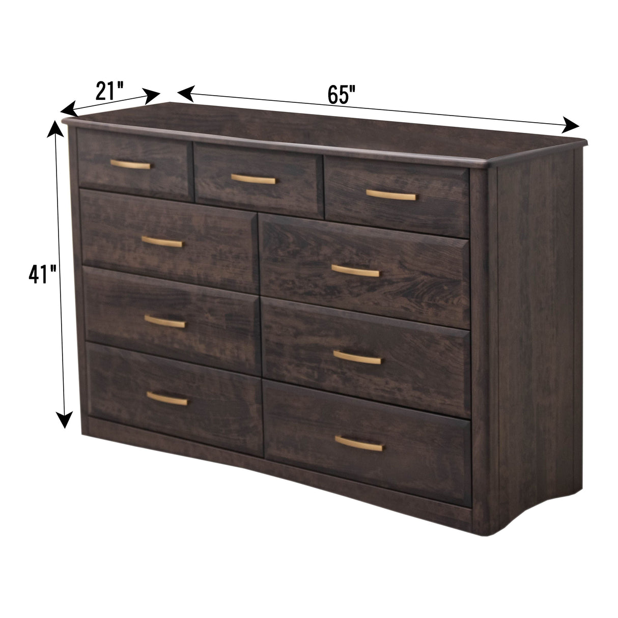 Carrington 9-Drawer Tall Dresser