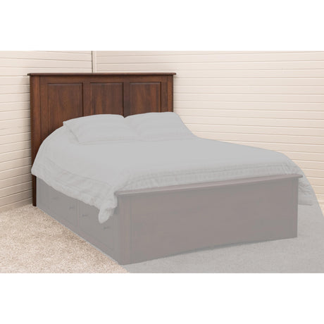 Carrington Queen Cherry Wood Panel Storage Platform Bed | GB