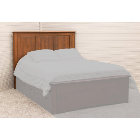 Carrington Queen Cherry Wood Panel Storage Platform Bed | MC