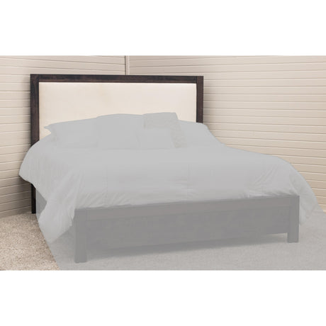 Hudson King Cherry Wood Bed with Upholstered Headboard | GS