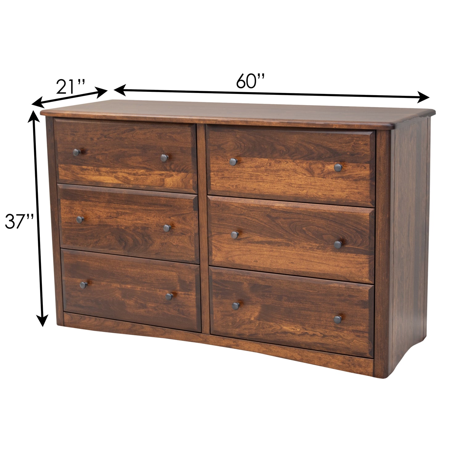 Carrington 6-Drawer Low Dresser