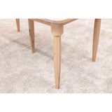 Cassidy Mid Century Quarter Sawn White Oak Wood Extending Dining Table | LAT