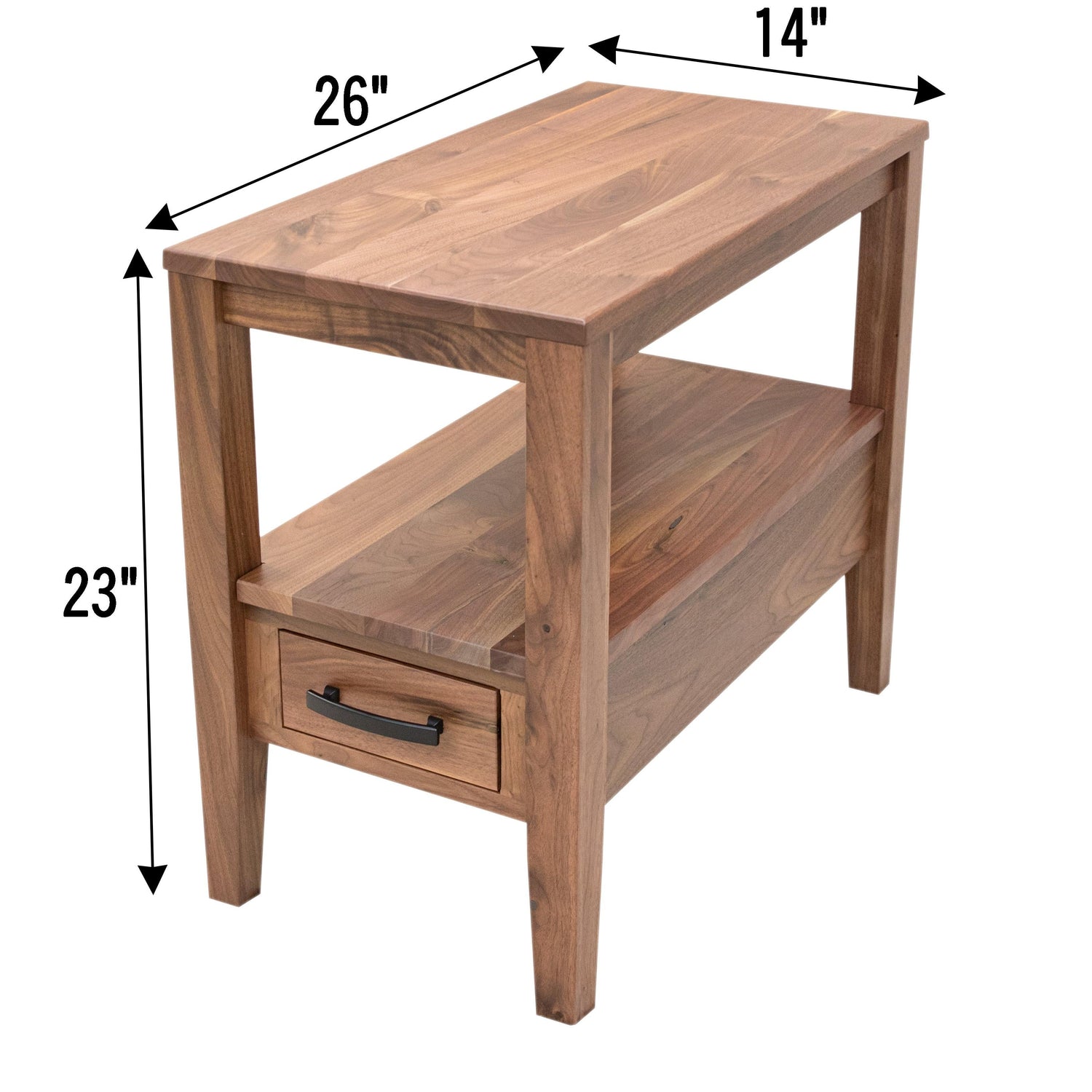 Century Small Rectangle Open End Table