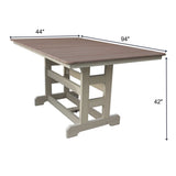 Classic Outdoor Amish Poly Rectangle Bar Height Table - S-Upstate Amish Furniture