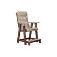 Comfort Back Outdoor Poly Amish Lounge Chair - P-Upstate Amish Furniture