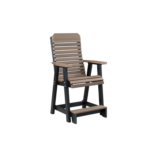 Comfort Back Poly Amish Outdoor Dining Chair - P-Upstate Amish Furniture
