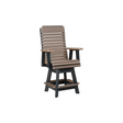 Comfort Back Poly Amish Outdoor Swivel Dining Chair - P-Upstate Amish Furniture