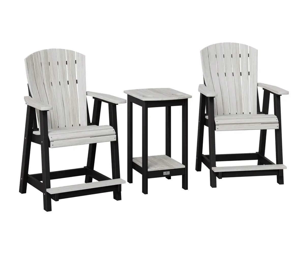 Comfort Bentback 3 Piece Outdoor Table and Chair Set - SS&B