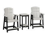 Comfort Bentback 3 Piece Outdoor Table and Chair Set - SS&B