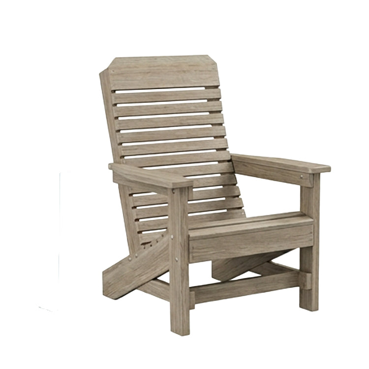 Comfort Back Poly Amish Beach Chair - Birchwood