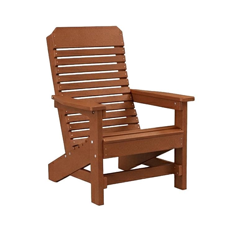 Comfort Back Poly Amish Beach Chair - Cedar