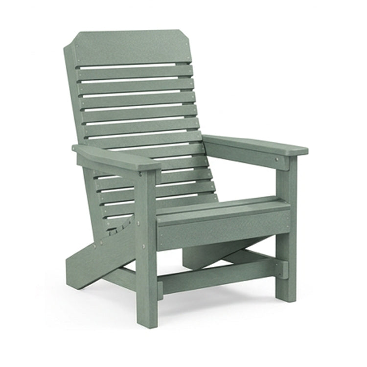 Comfort Back Poly Amish Beach Chair - Mint Green