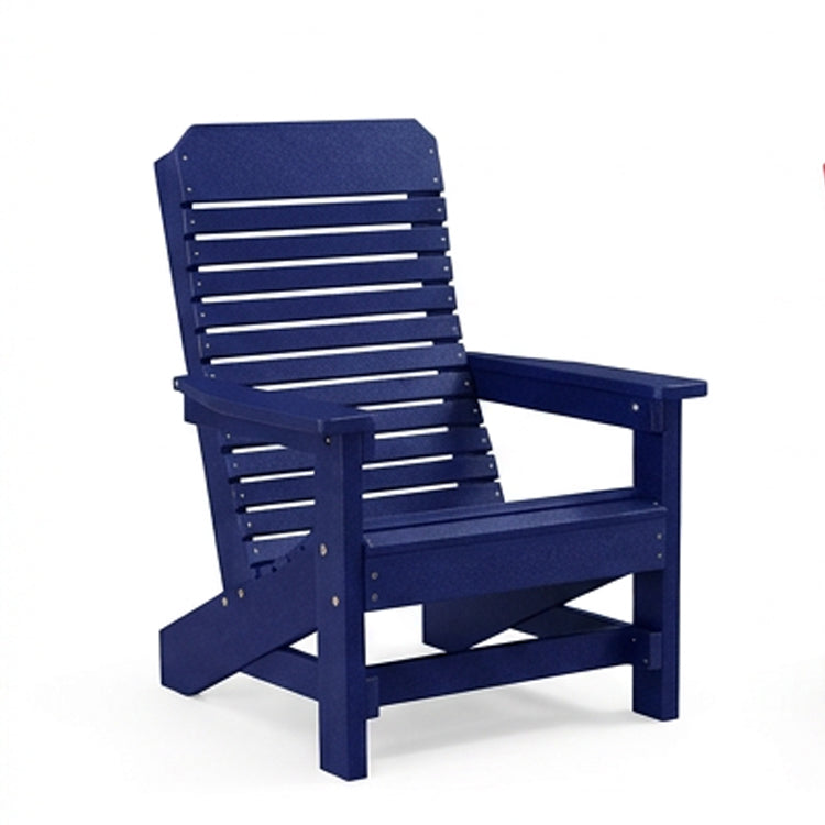 Comfort Back Poly Amish Beach Chair - Patriot Blue