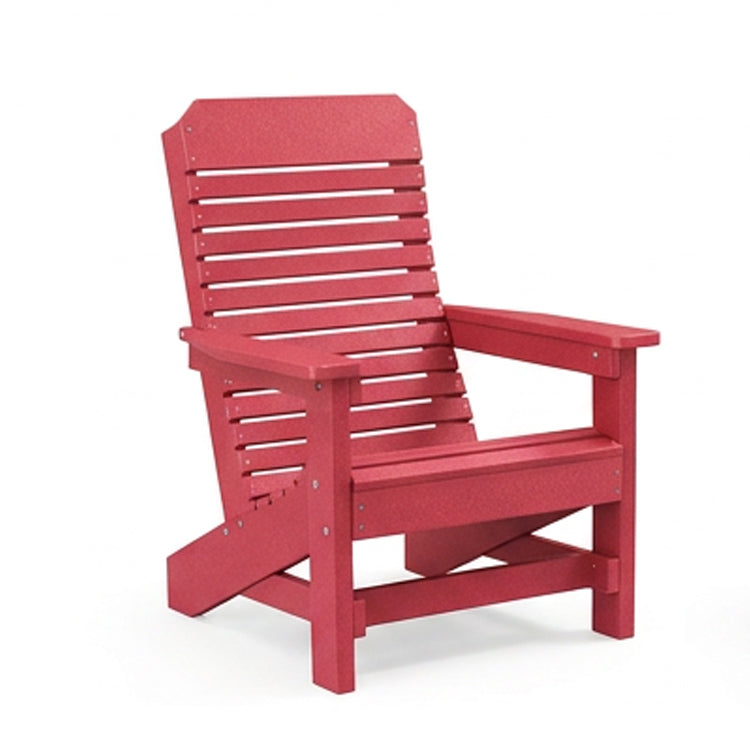 Comfort Back Poly Amish Beach Chair - Pink