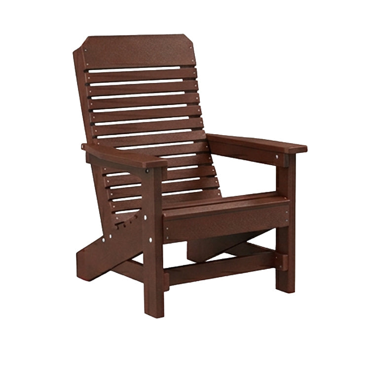 Comfort Back Poly Amish Beach Chair - Tudor Brown