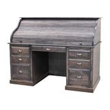 Conventional Maple Wood Rolltop Desk | GS