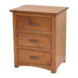 Craftsman Mission 3-Drawer Nightstand