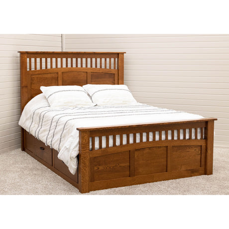 Craftsman Mission Storage Platform Bed