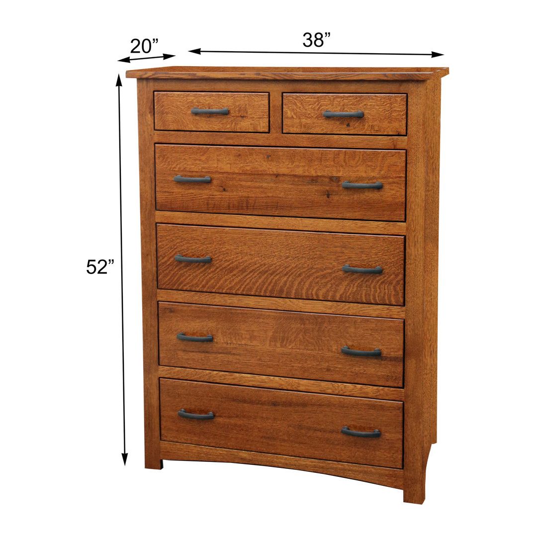 Craftsman Mission 6-Drawer Chest