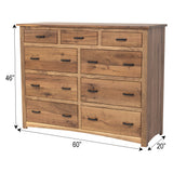 Weston 9-Drawer Tall Dresser