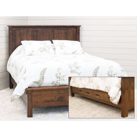 Weston Wood Panel Bed