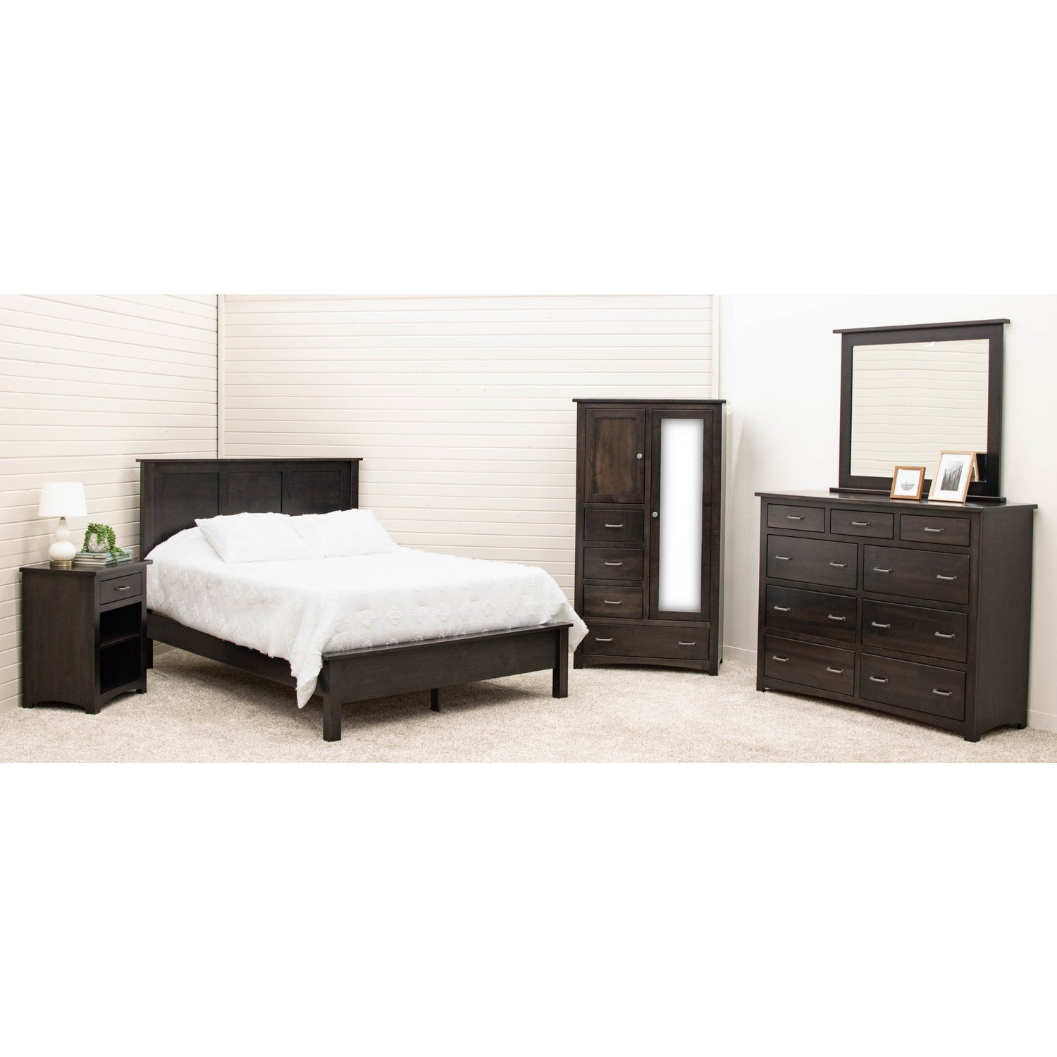 Weston Wood Panel Bed