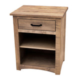 Weston 1-Drawer, Open Nightstand