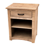 Weston 1-Drawer, Open Nightstand
