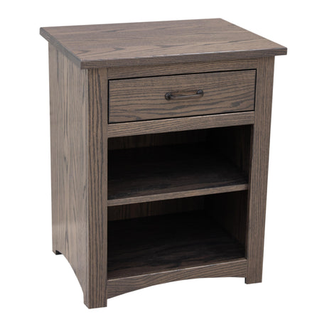 Weston 1-Drawer, Open Nightstand