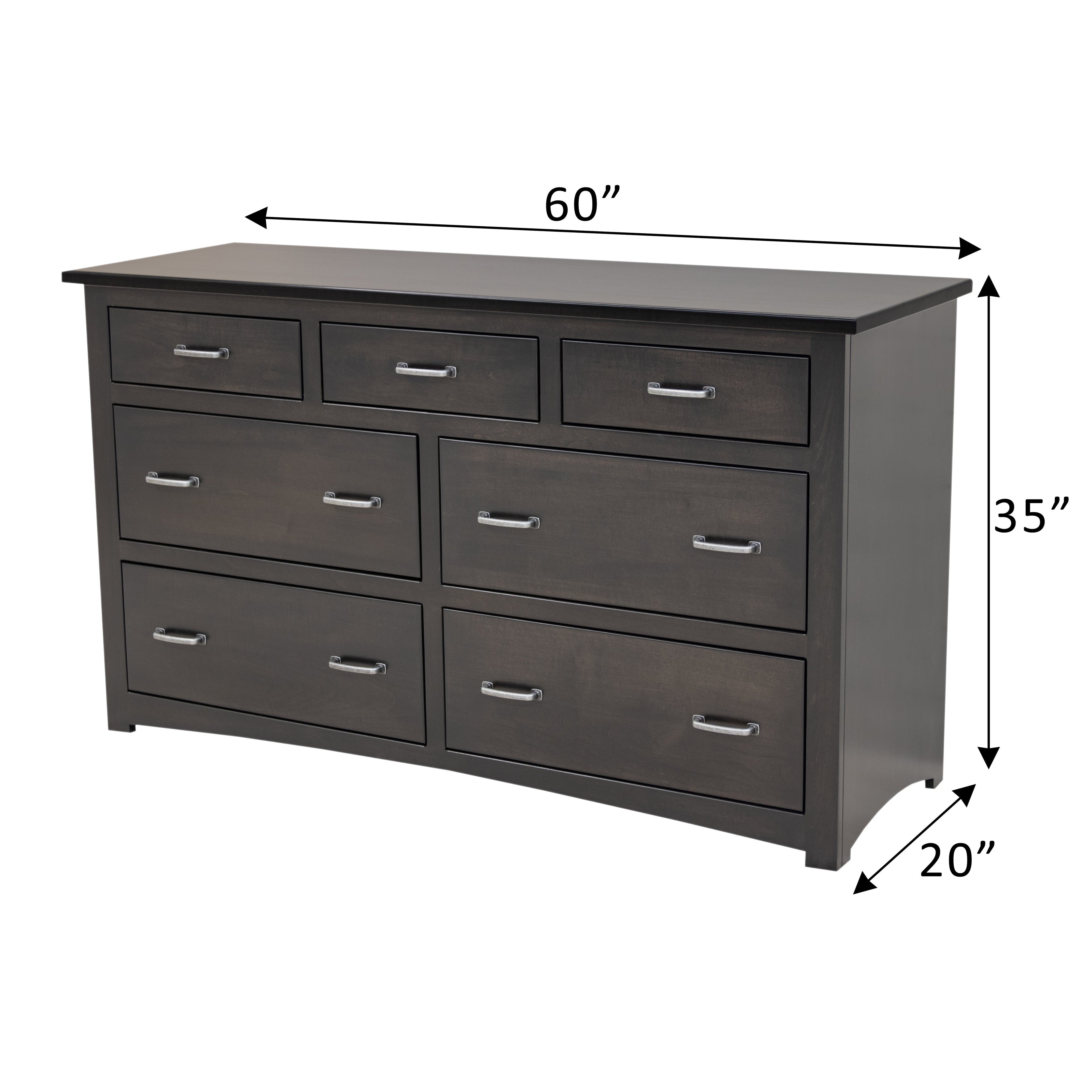 Upstate Amish Furniture Gallery Weston Dresser - Thumbnail 4