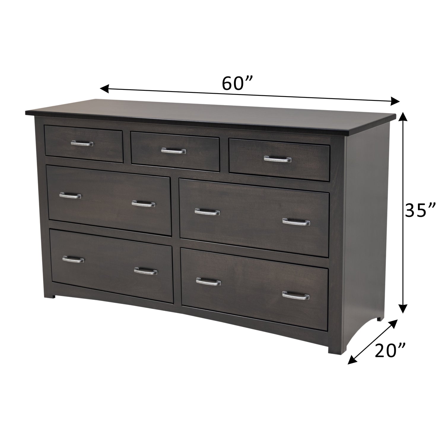 Weston 7-Drawer Low Dresser