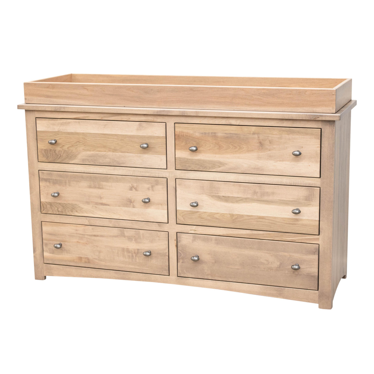Weston Maple Wood 6-Drawer Nursery Dresser with Changing Topper | BLS