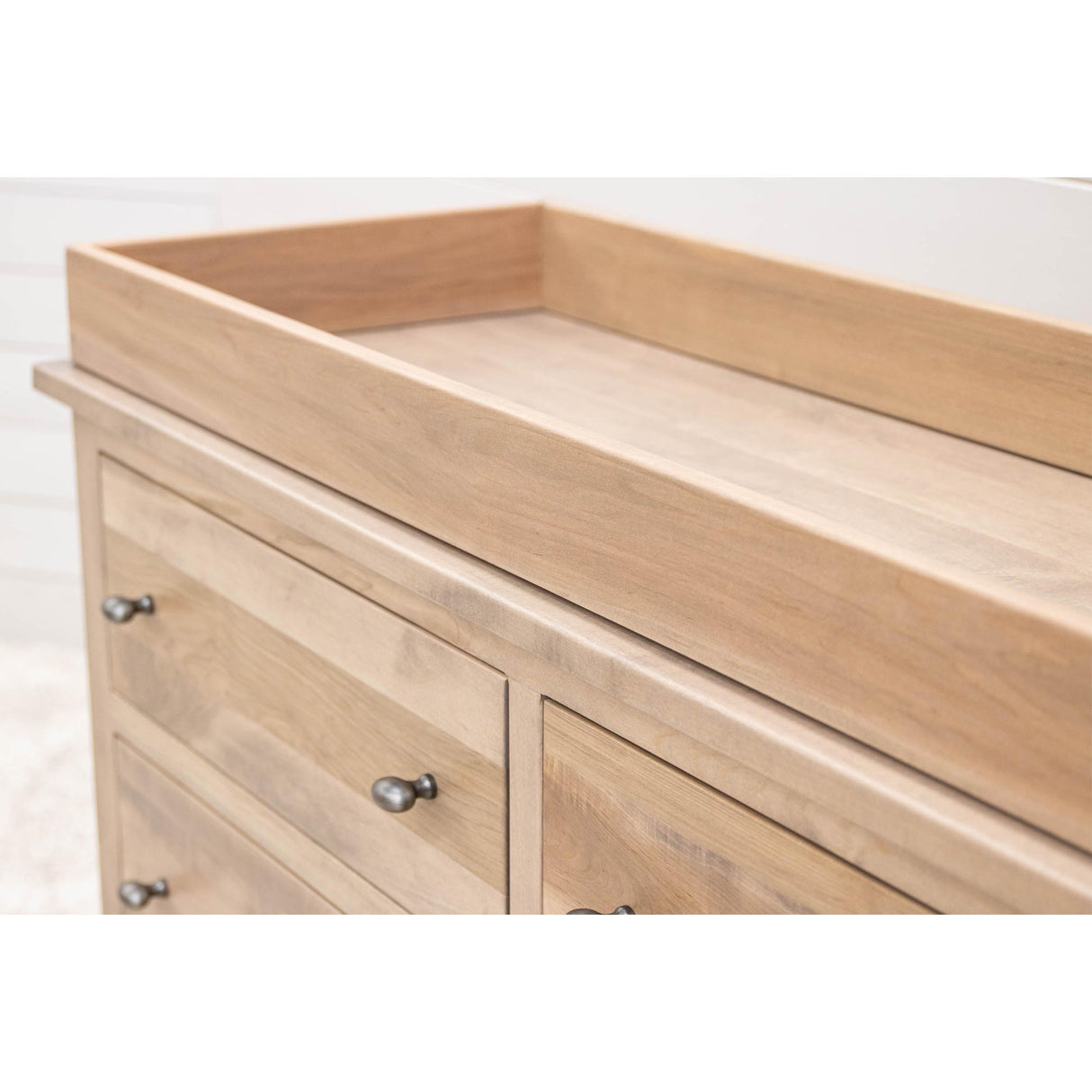 Weston Maple Wood 6-Drawer Nursery Dresser with Changing Topper | BLS