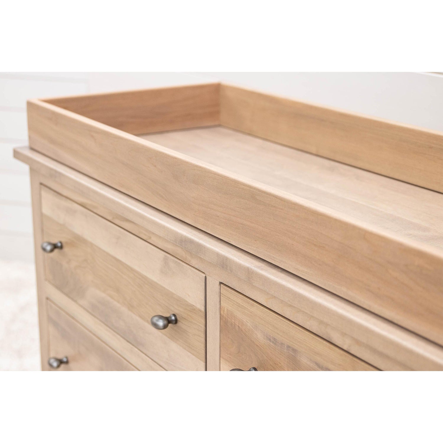 Weston Maple Wood 6-Drawer Nursery Dresser with Changing Topper | BLS