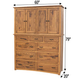 Weston Mule Chest Armoire