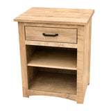 Weston 1-Drawer, Open Nightstand