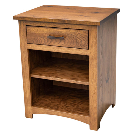 Weston 1-Drawer, Open Nightstand