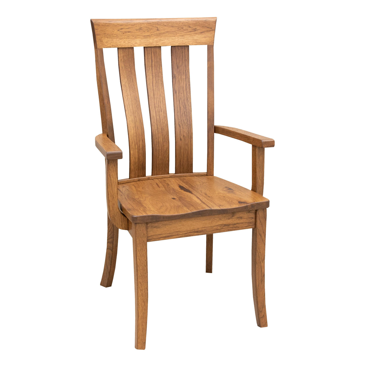 Biltmore Hickory Wood Extendable Dining Table Set for 6-8