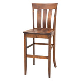 Curlew 24" Maple Wood Stationary Bar Stool | BOS