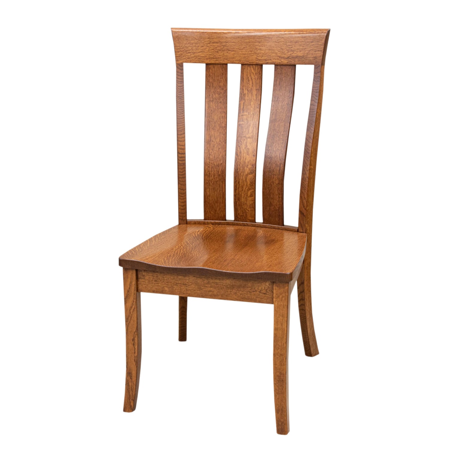 Curlew Quarter Sawn White Oak Wood Side Dining Chair | MC